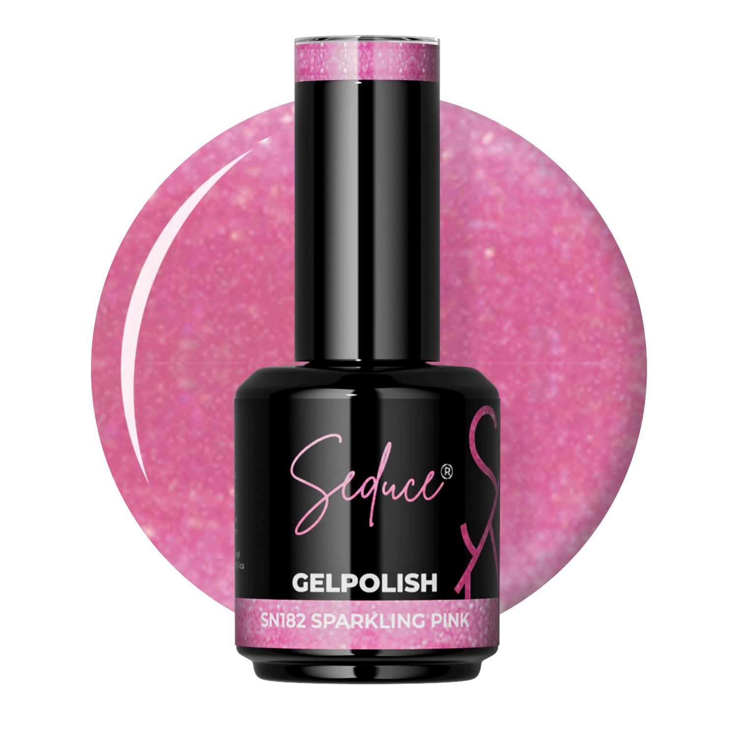 Seduce® Gelpolish | SN182 | Funkelndes Pink