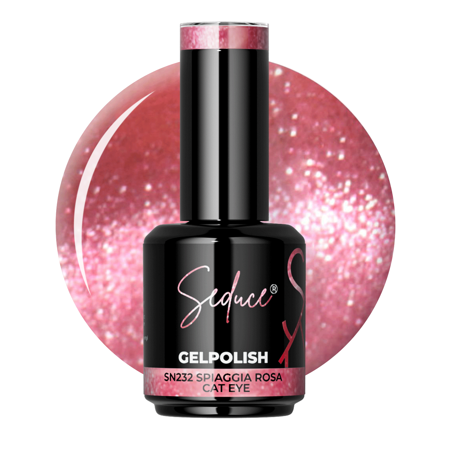 Seduce® Gelpolish | SN232 | Spiaggia Rosa | Cat Eye