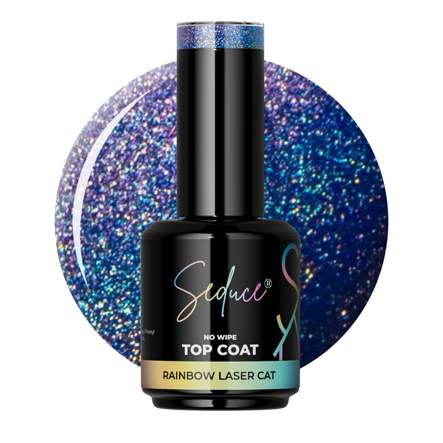Seduce® Topcoat | Rainbow Laser Cat Eye