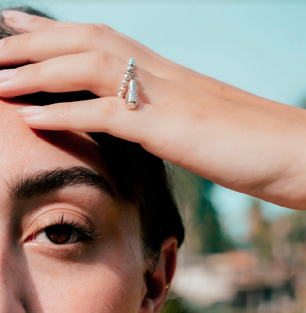 Seduce® Ring | Gelpolish-Flasche | 925 Sterlingsilber