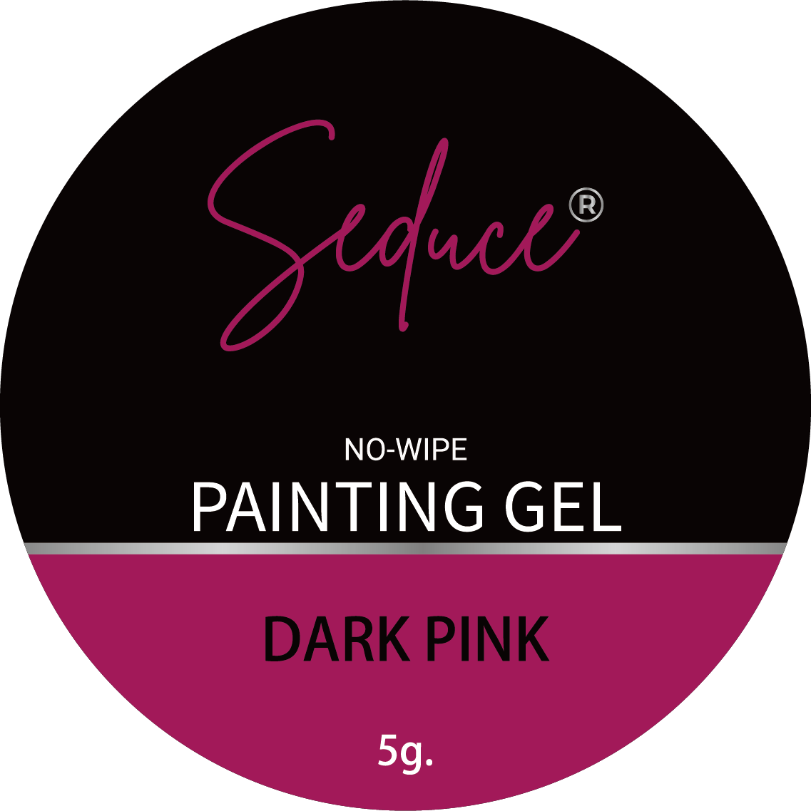 Seduce® Malgel | DUNKELPINK | Kein Abwischen