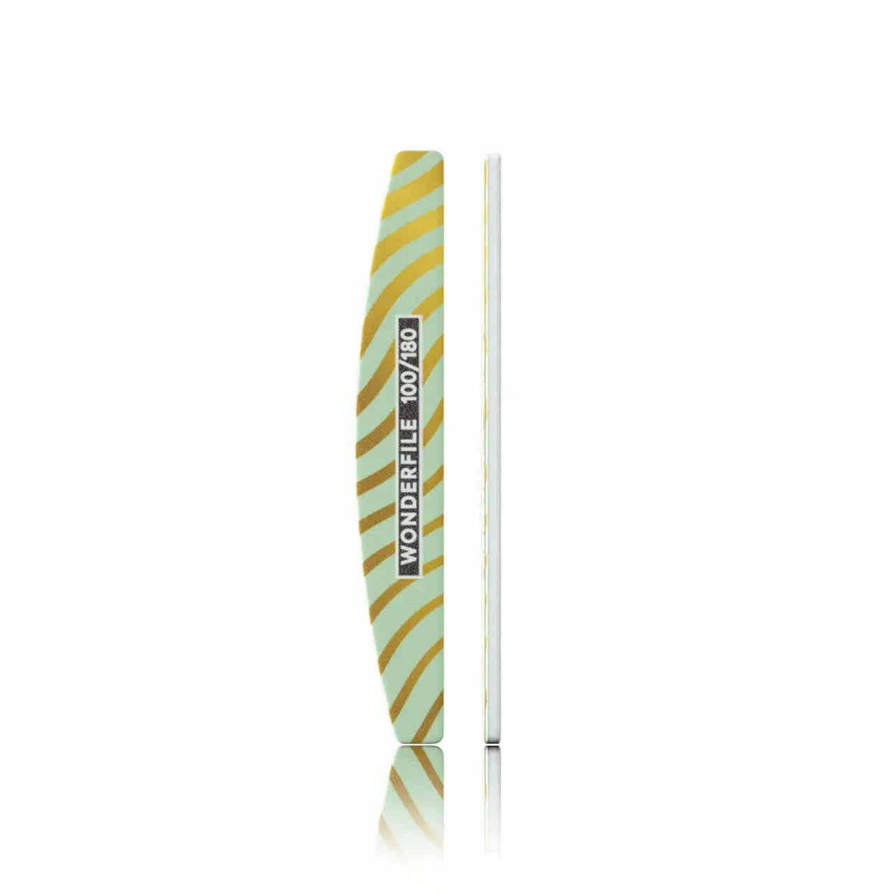Wonderfile® | Halfmoon Vijl op Plastic Base | Dubbelzijdig | Schuimbasis