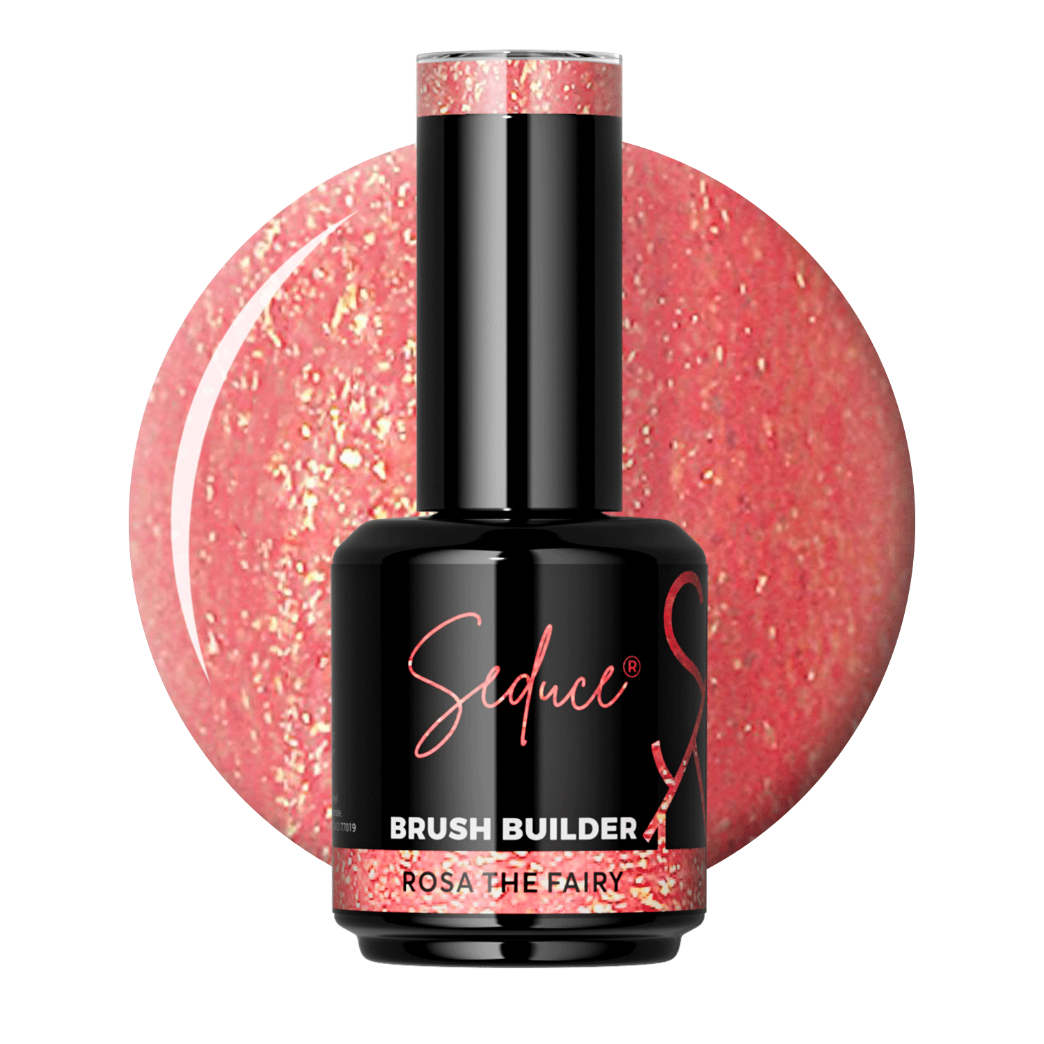 Seduce® Brush builder BIAB Rosa the fairy met glitters