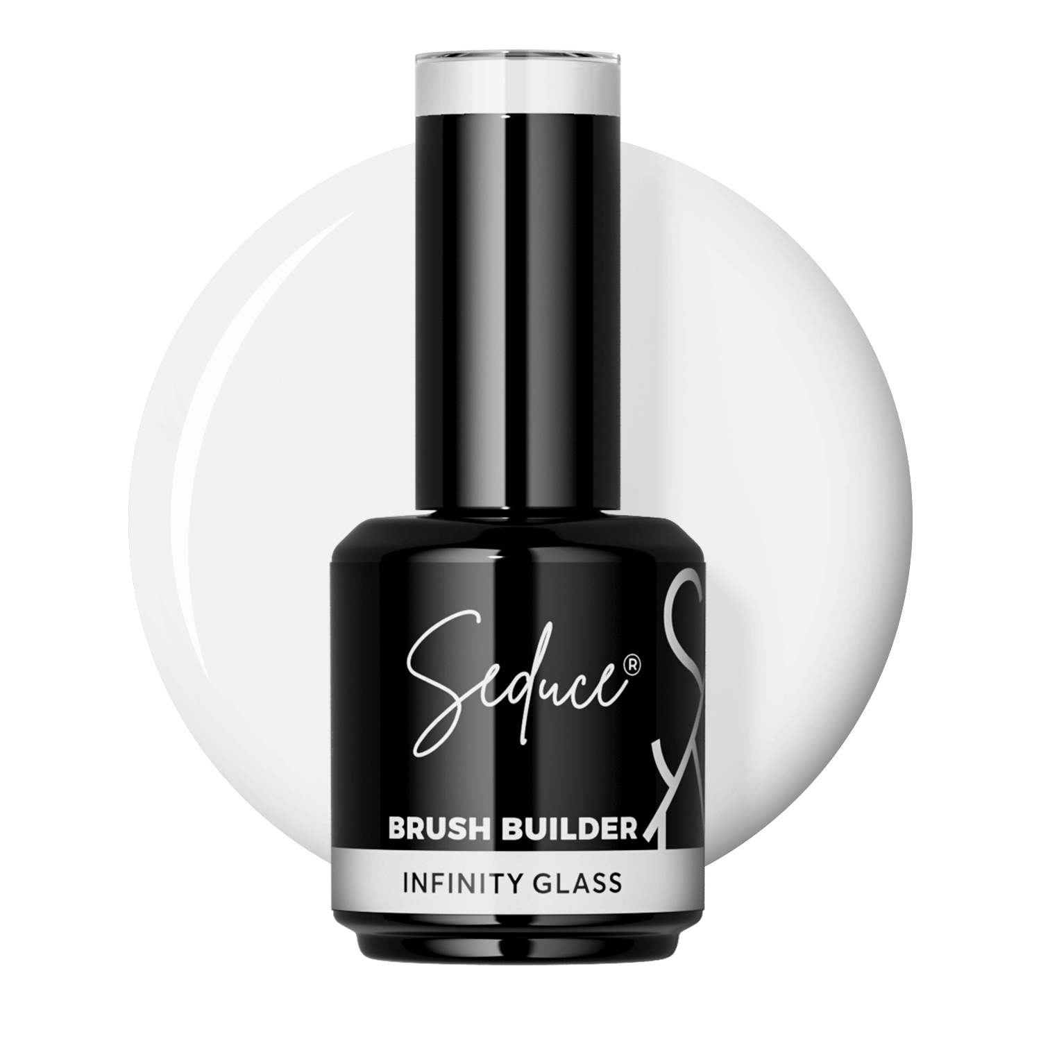 Seduce® Brush builder BIAB infinity glass clear transparante kleur