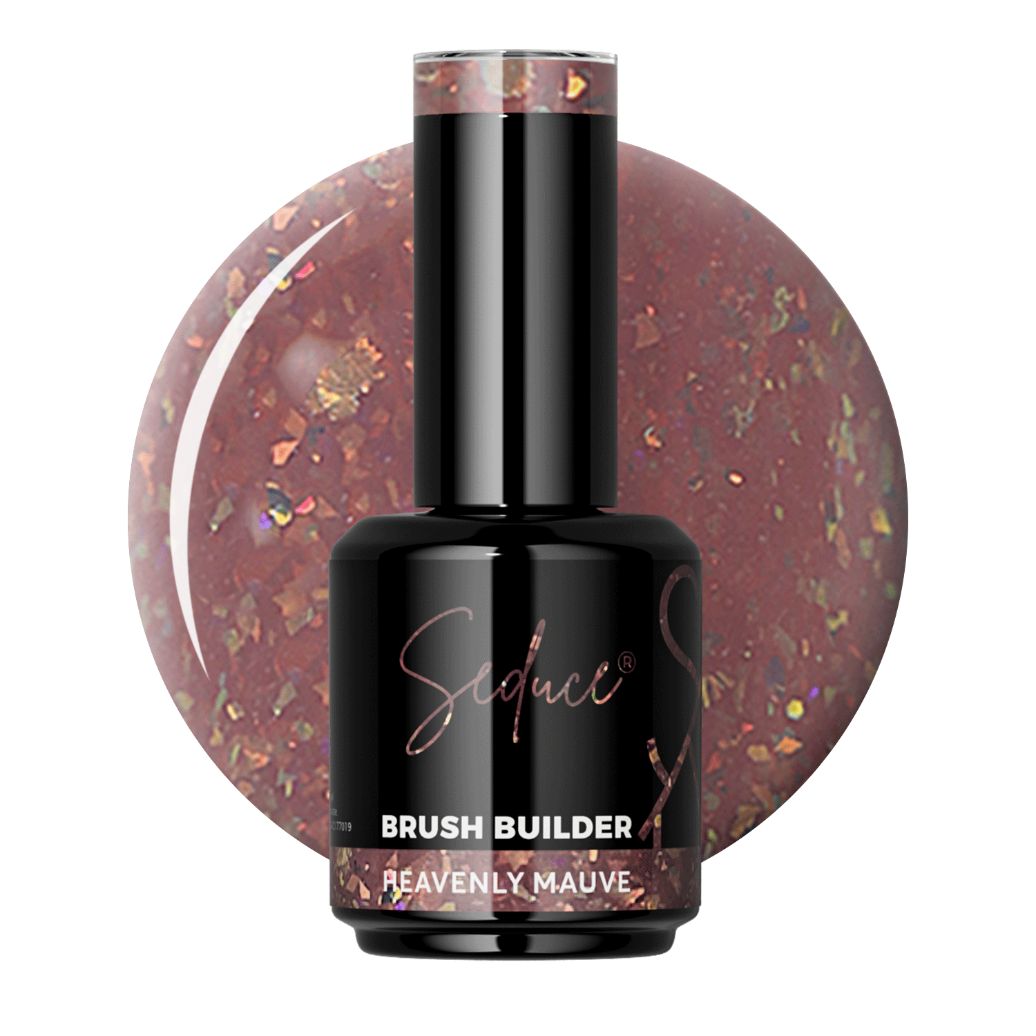 Seduce® Brush builder BIAB neutrale kleur met flakes/glitters