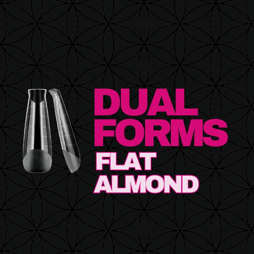 Seduce® flat almond dual forms voor verlenging of vormcorrectie