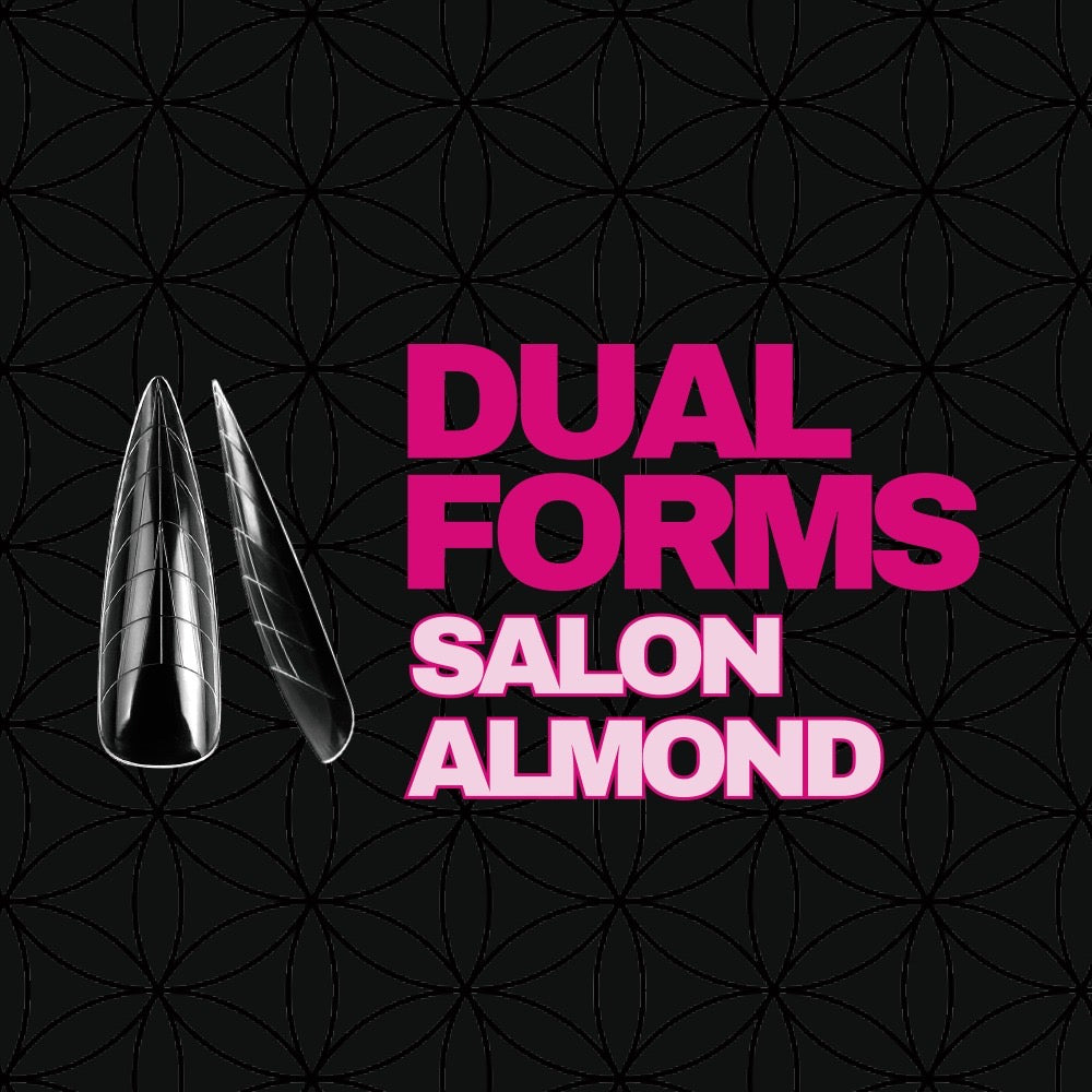 Seduce® salon almond dual forms voor verlenging of vormcorrectie