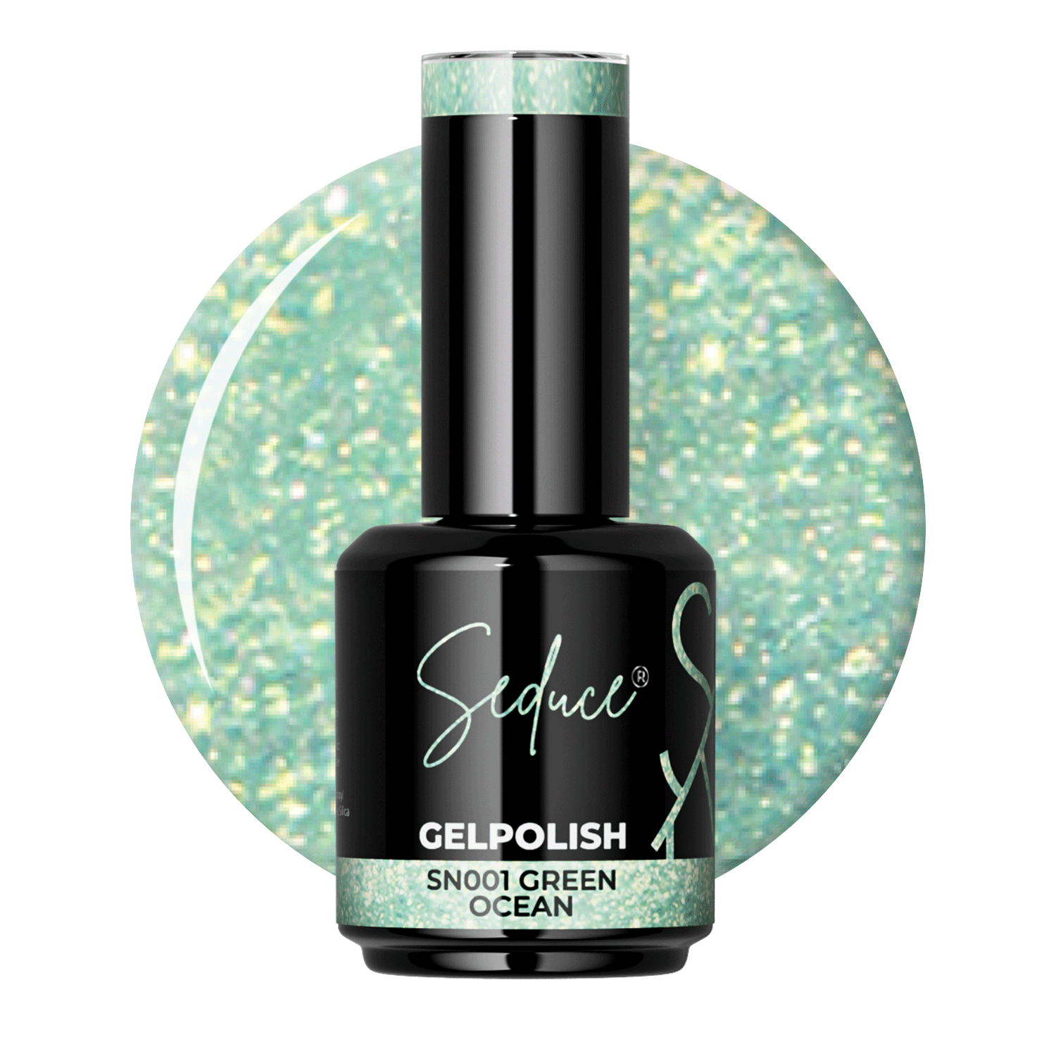 Seduce® groene glitter gelpolish