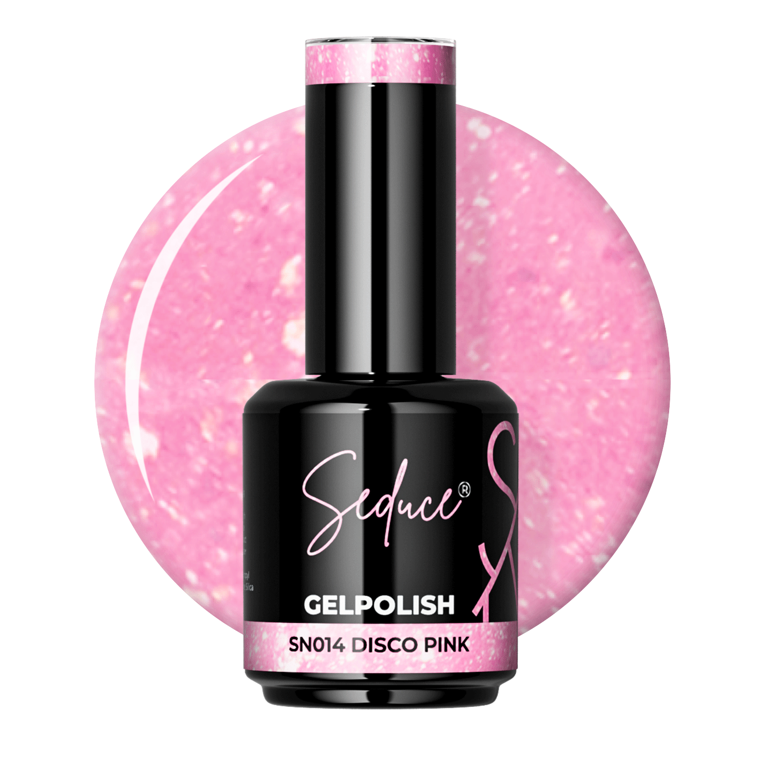 Seduce® roze glitter gelpolish