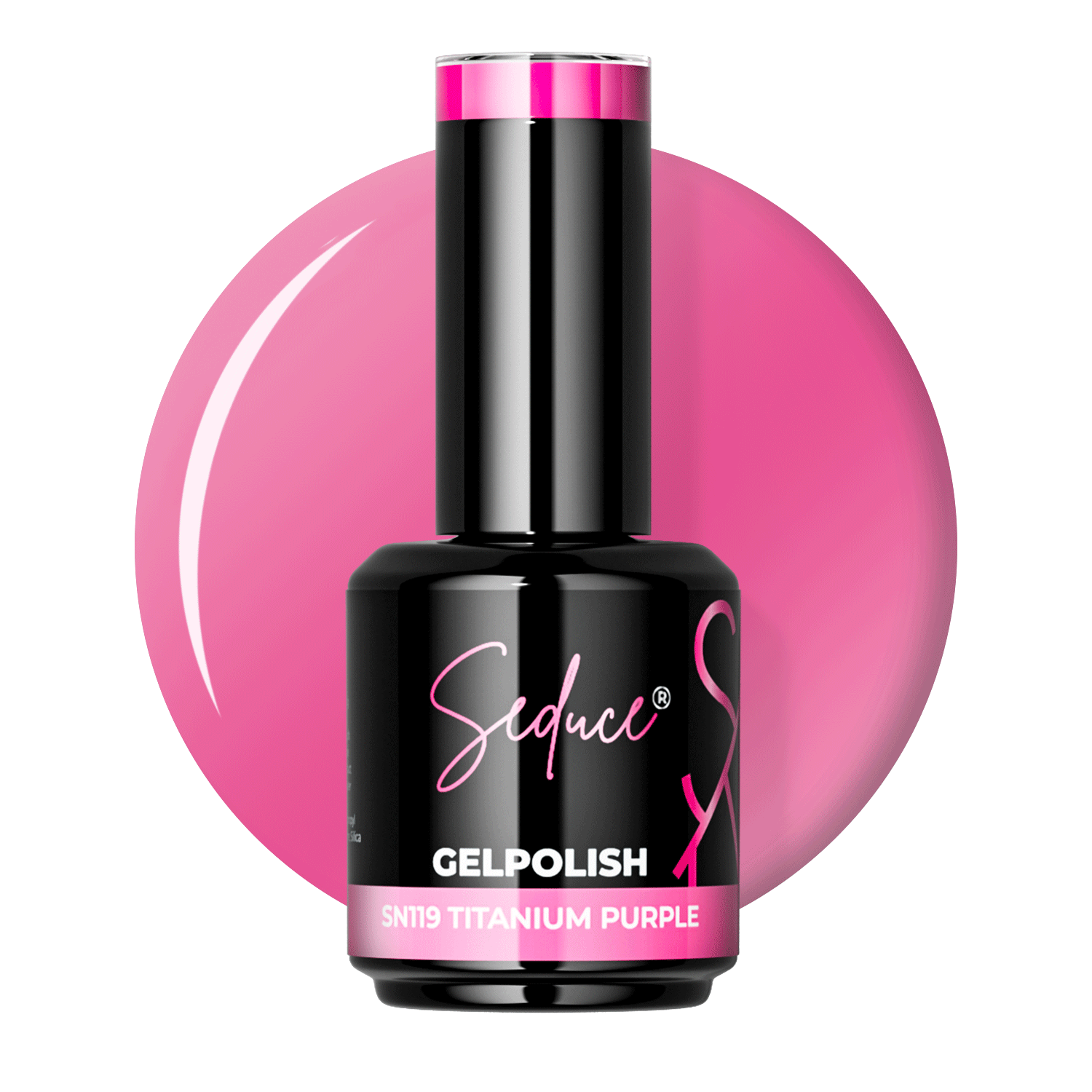 Seduce® gelpolish magenta kleur glassgel