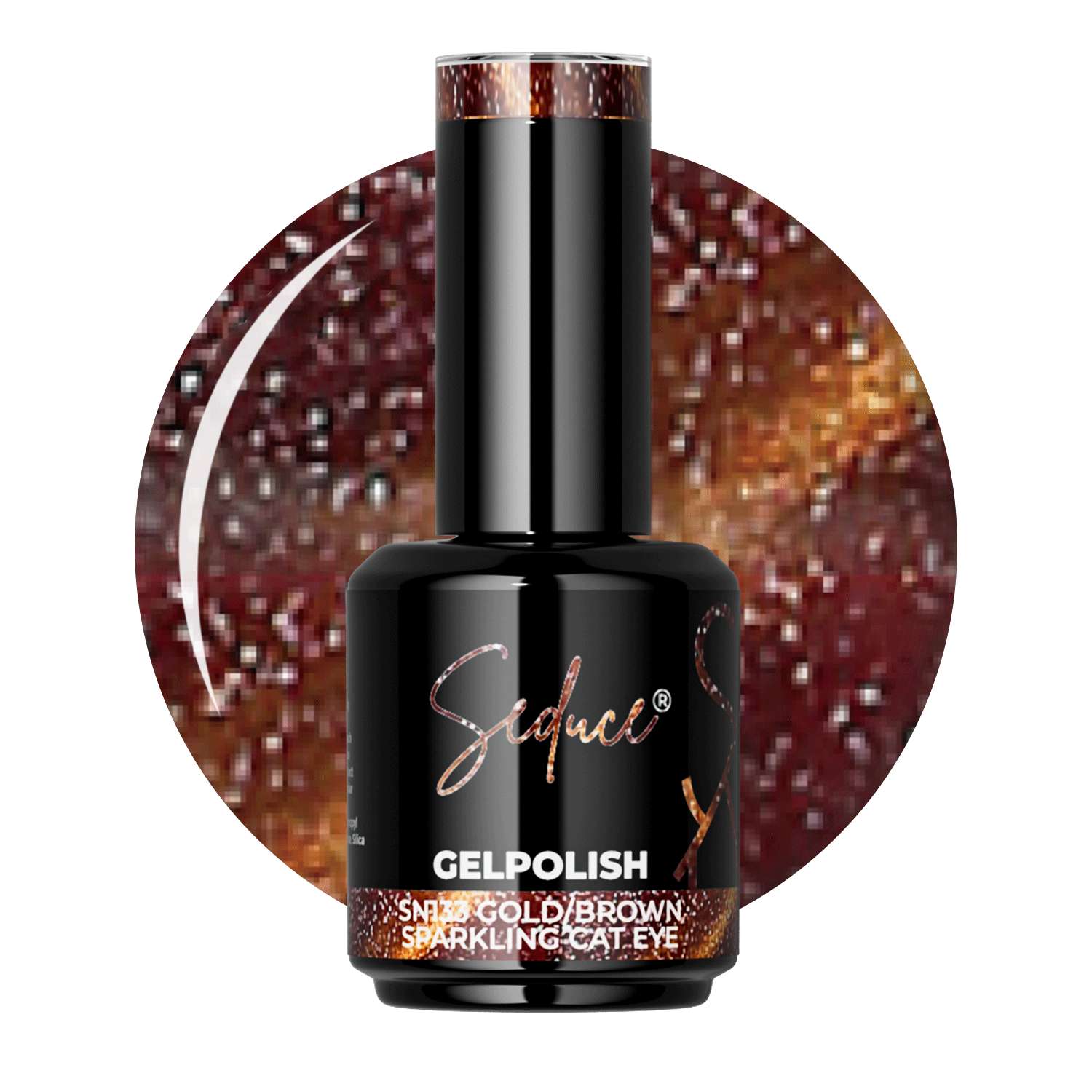 Seduce® gelpolish goud/bruine cat eye