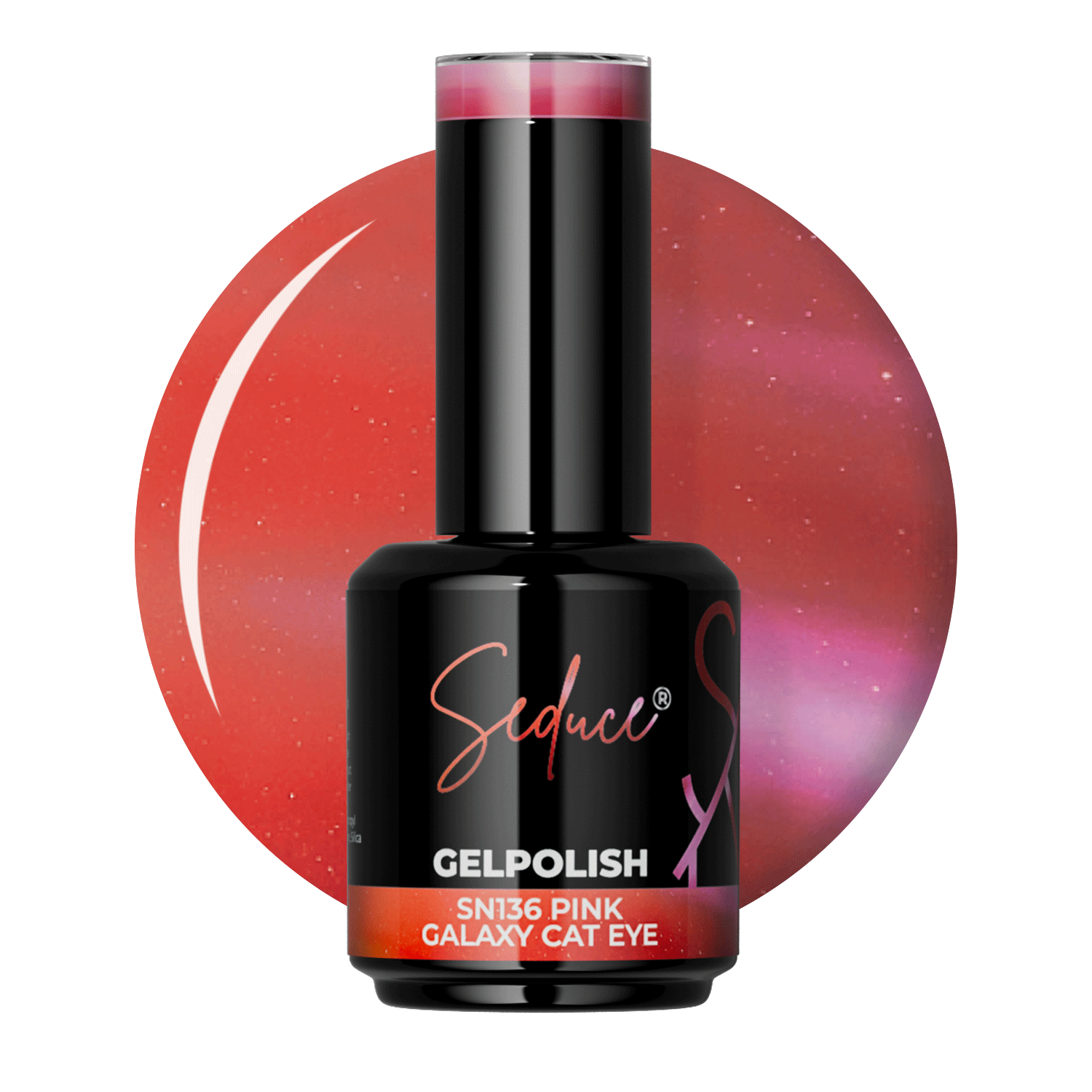 Seduce® gelpolish roze cat eye
