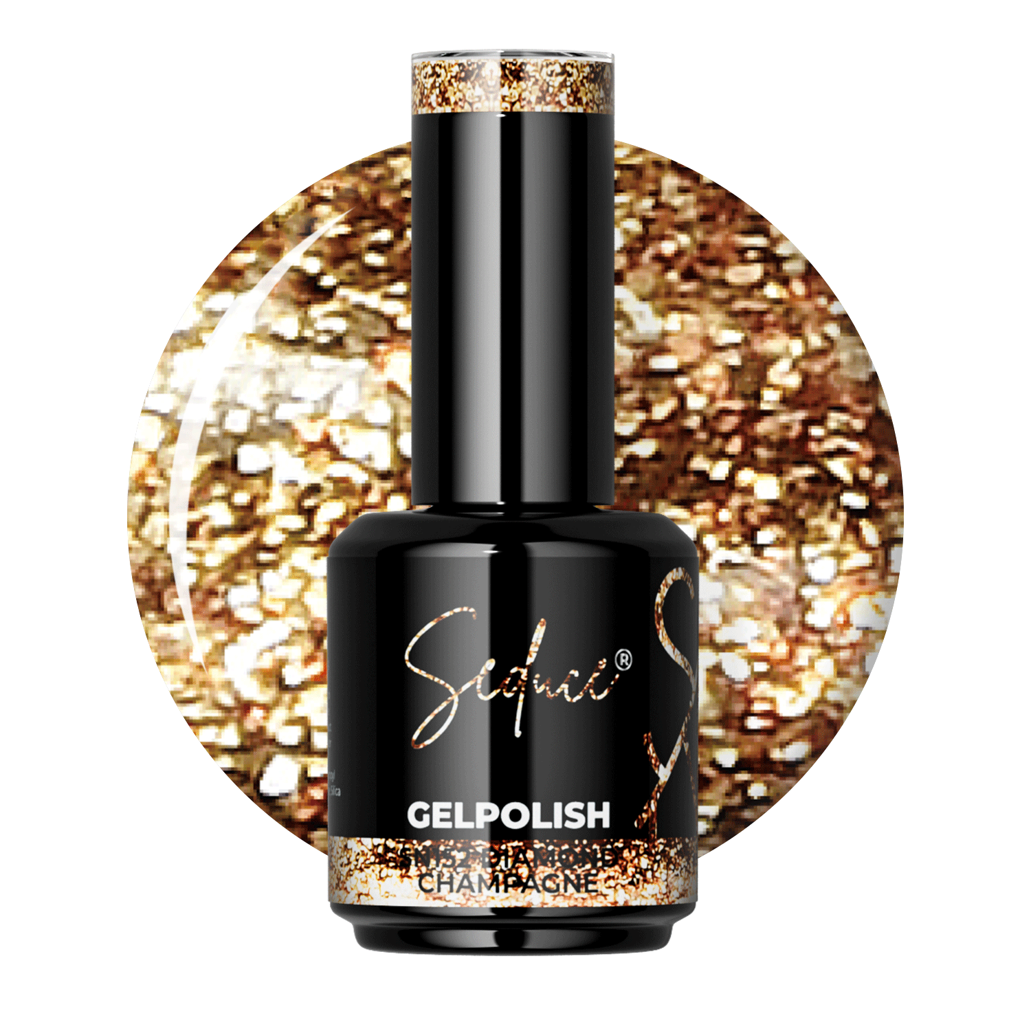 Seduce® gelpolish koper kleur glitterlak
