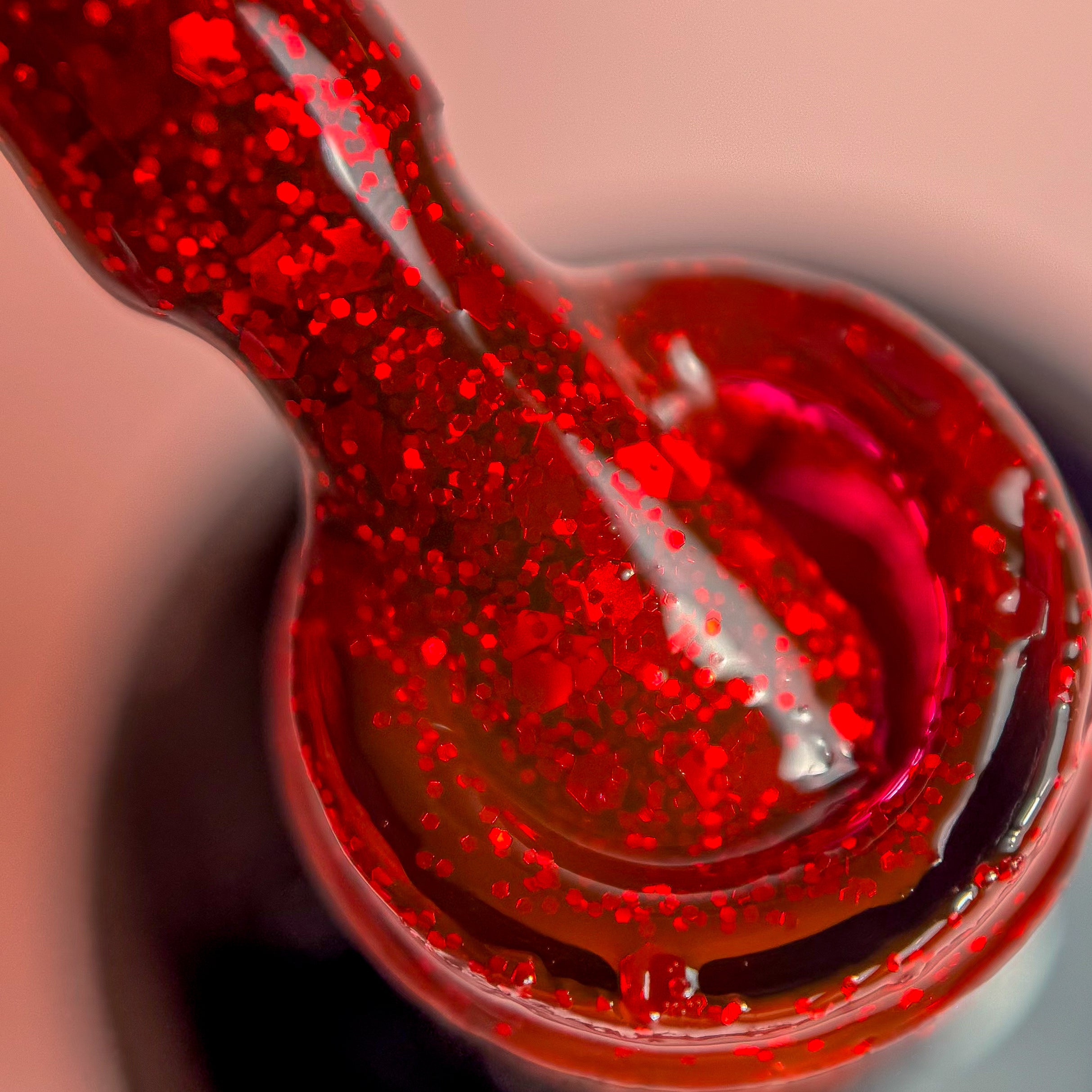 Seduce® rode gelpolish kleur met glitters SN247