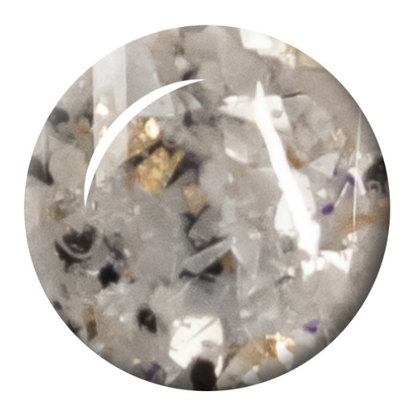 Seduce® Nail Art Glitter Flake Gel in de kleur bruin, brons, beige, wit, zwart