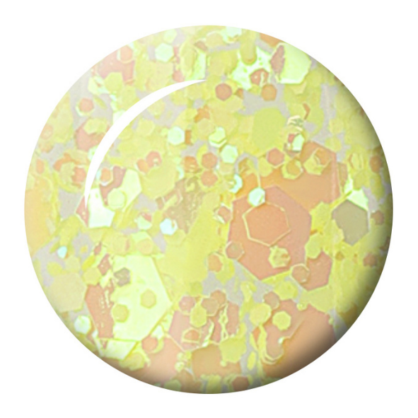 Seduce® Nail Art Glitter Gel in de kleur geel