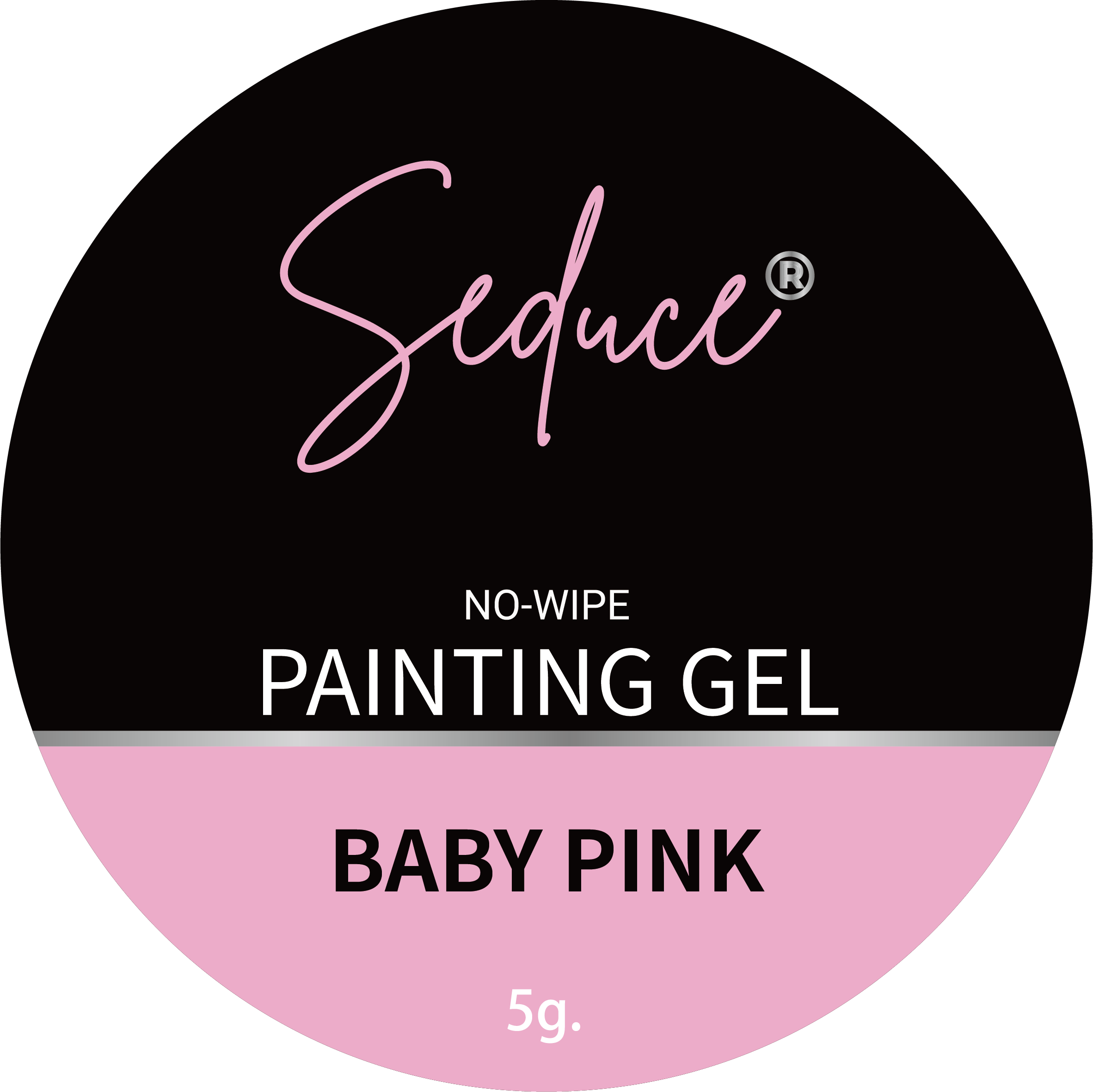 Seduce® No wipe painting gel in de kleur Baby pink