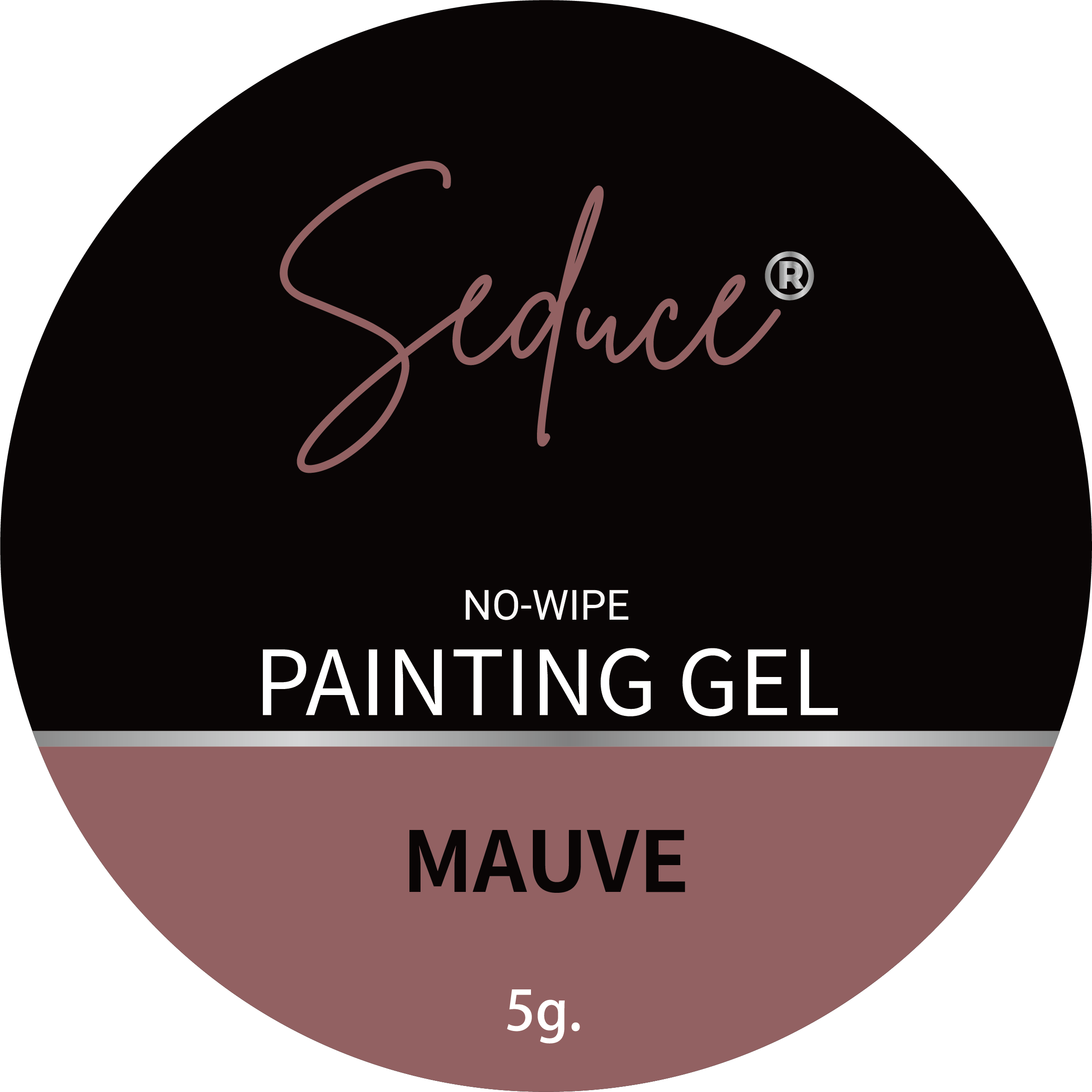 Seduce® No wipe painting gel in de kleur Mauve