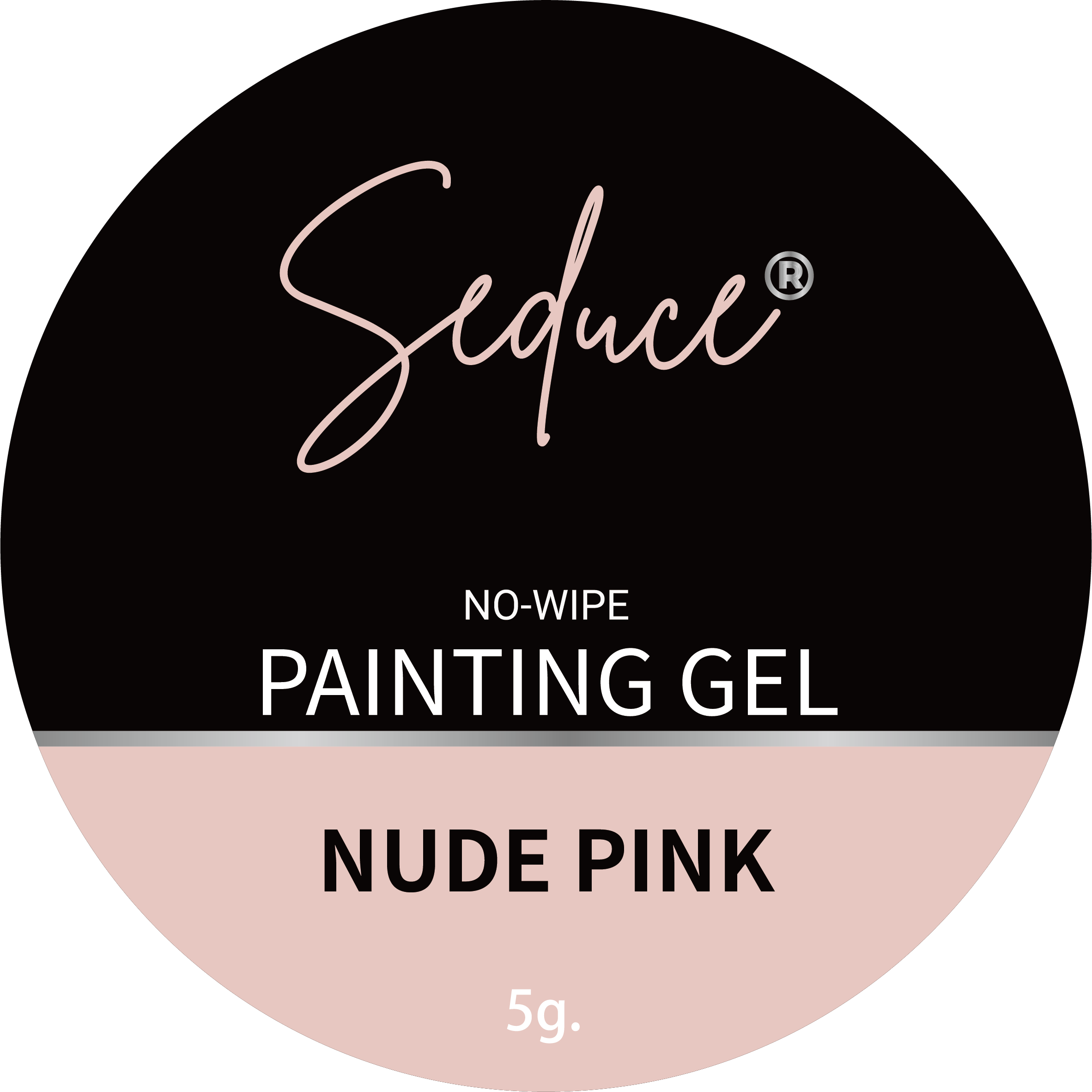 Seduce® No wipe painting gel in de kleur Nude pink