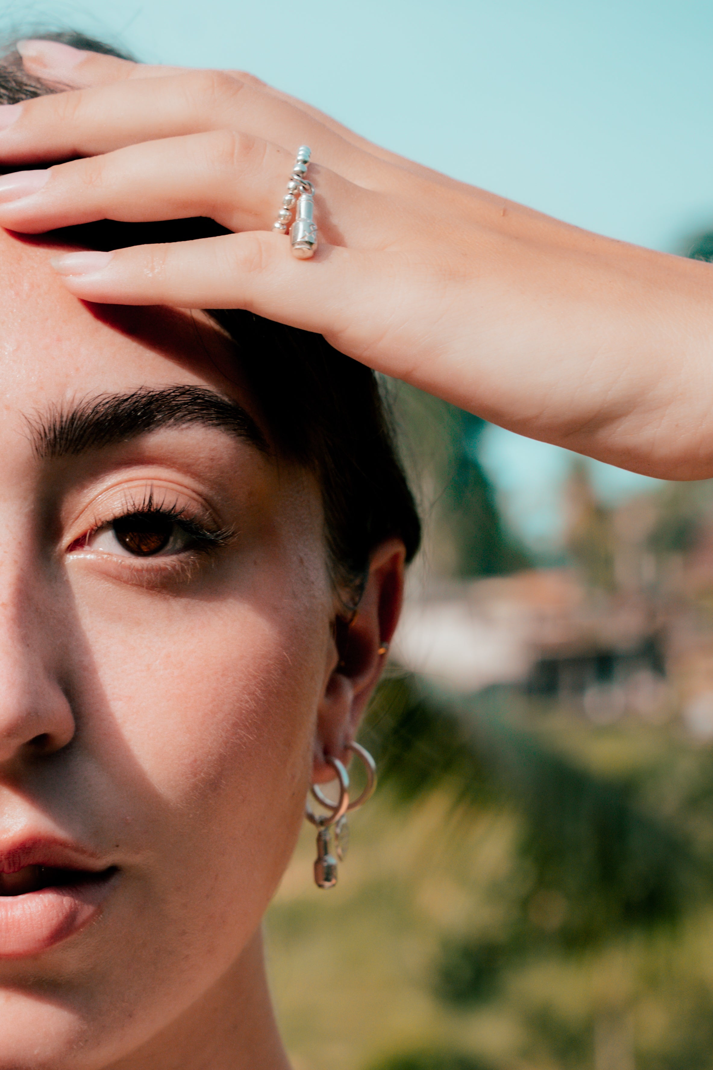 Seduce® Ohrringe | Gelpolish-Flasche | 925 Sterlingsilber