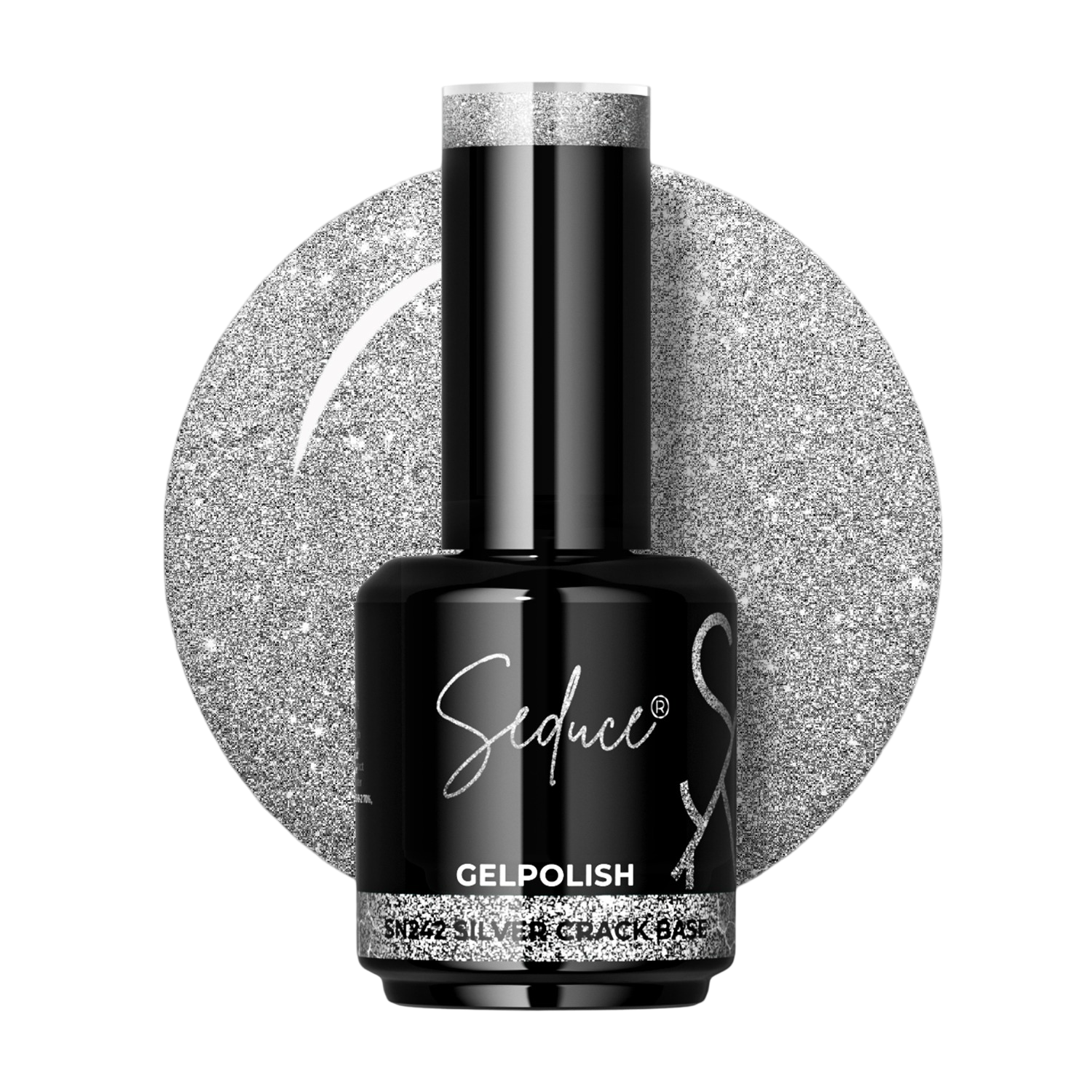 Seduce® Gelpolish | SN242 | Crack Base | Silber