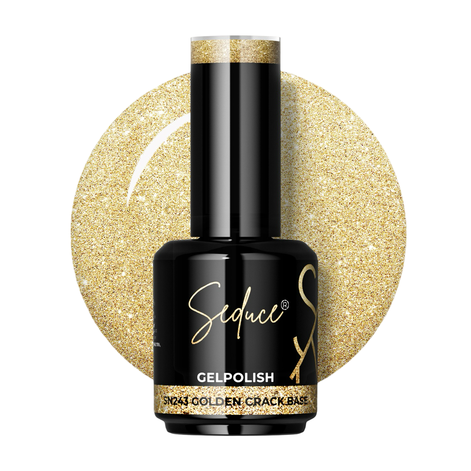 Seduce® Gelpolish | SN243 | Crack Base | Gold