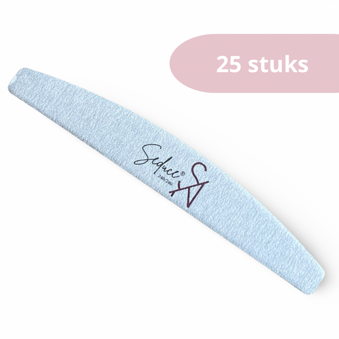 Seduce® Nagelfeile | 240/240 | Halbmond | 25 St.