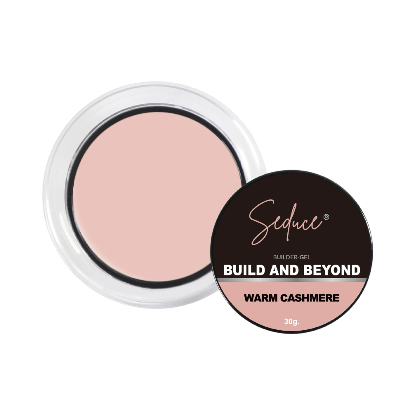 Seduce® Build and Beyond hard-gel warm cashmere een warme nude kleur