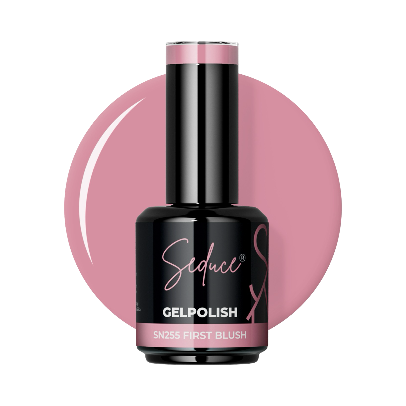 Seduce® Gelpolish sn255 First Blush is een prachtige licht roze kleur 