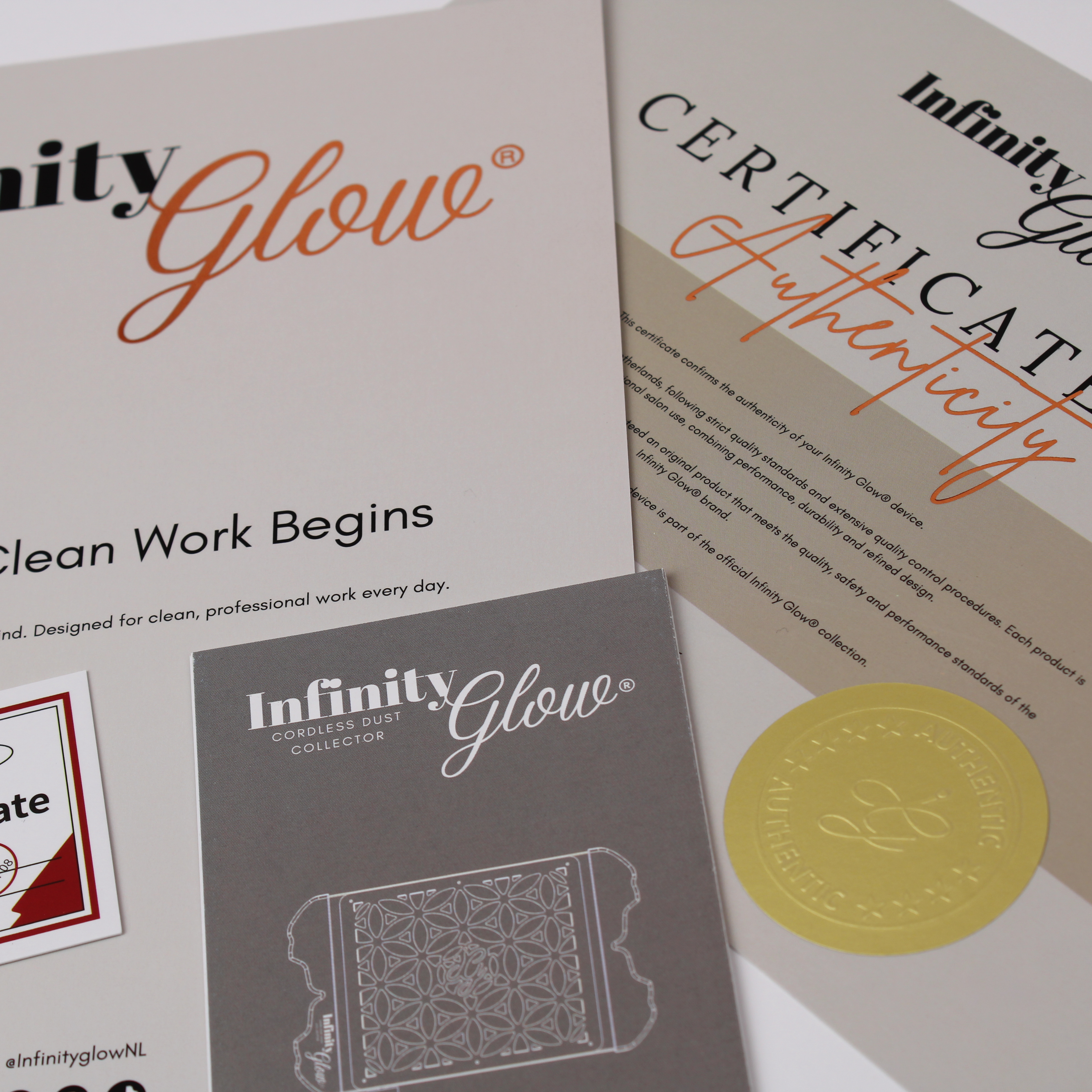 Infinity Glow® | Nagelstofafzuiger | Wit