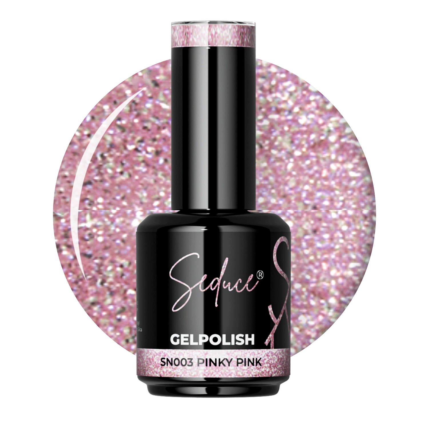 Seduce® roze glitter kleur