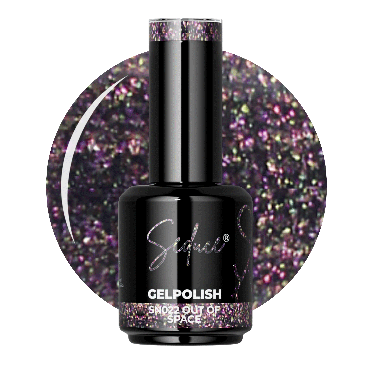 Seduce® bruine paarse kleur met glitters