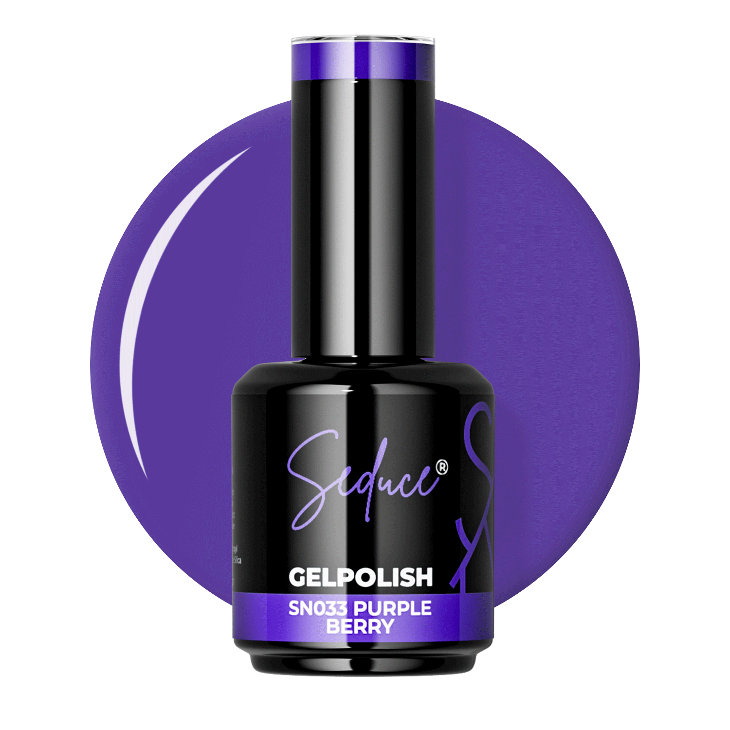 Seduce® donkerpaarse gelpolish