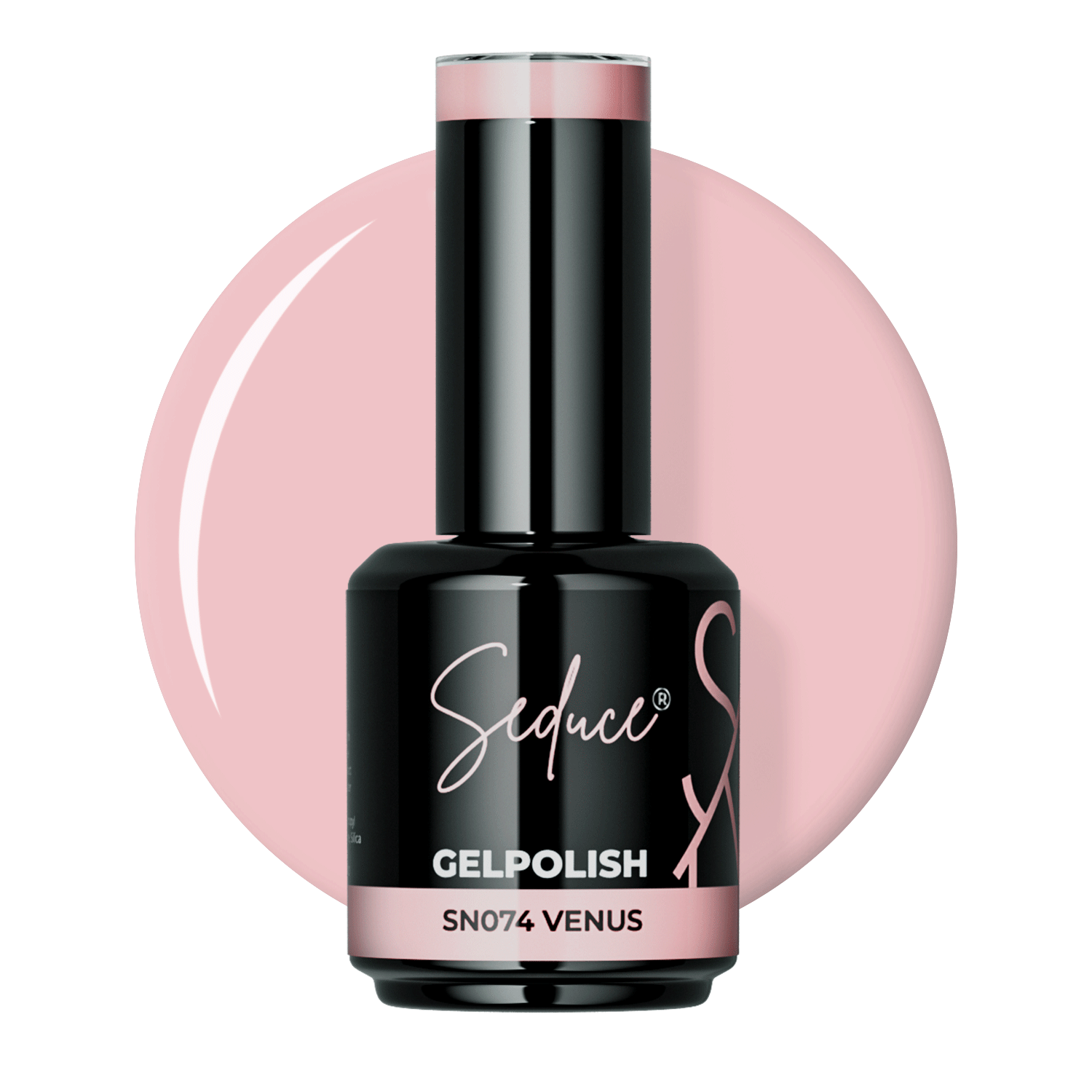 Seduce® nude gelpolish met een roze ondertoon