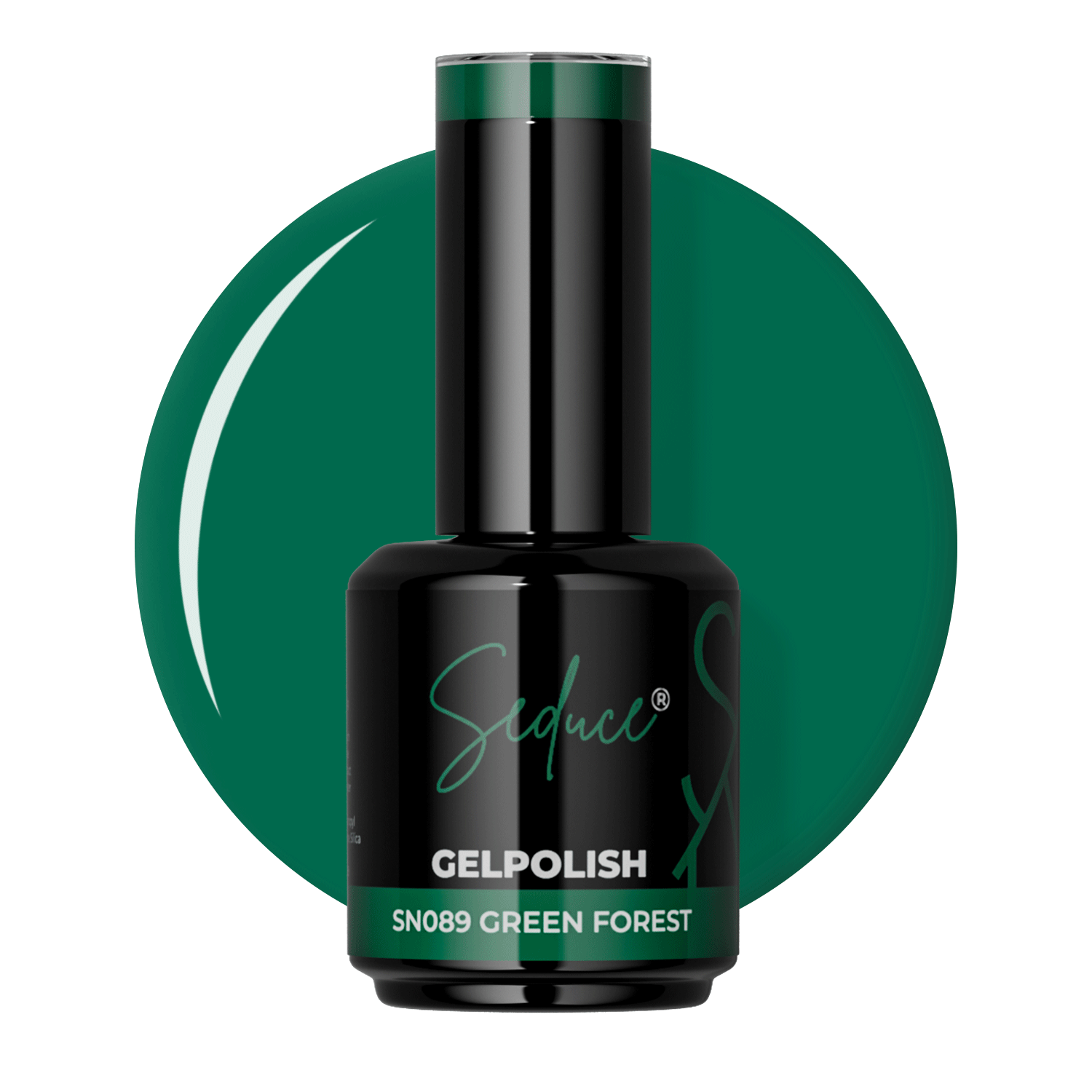 Seduce® gelpolish donkergroene kleur