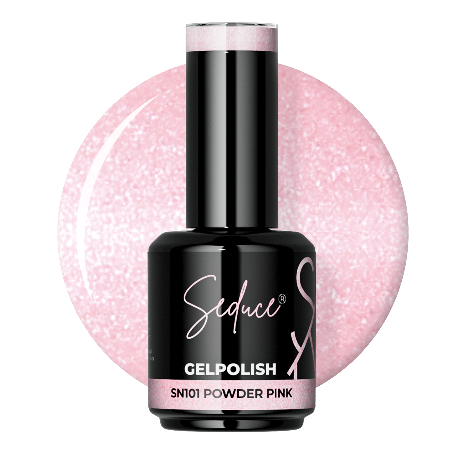 Seduce® gelpolish lichtroze transparante kleur met shimmer