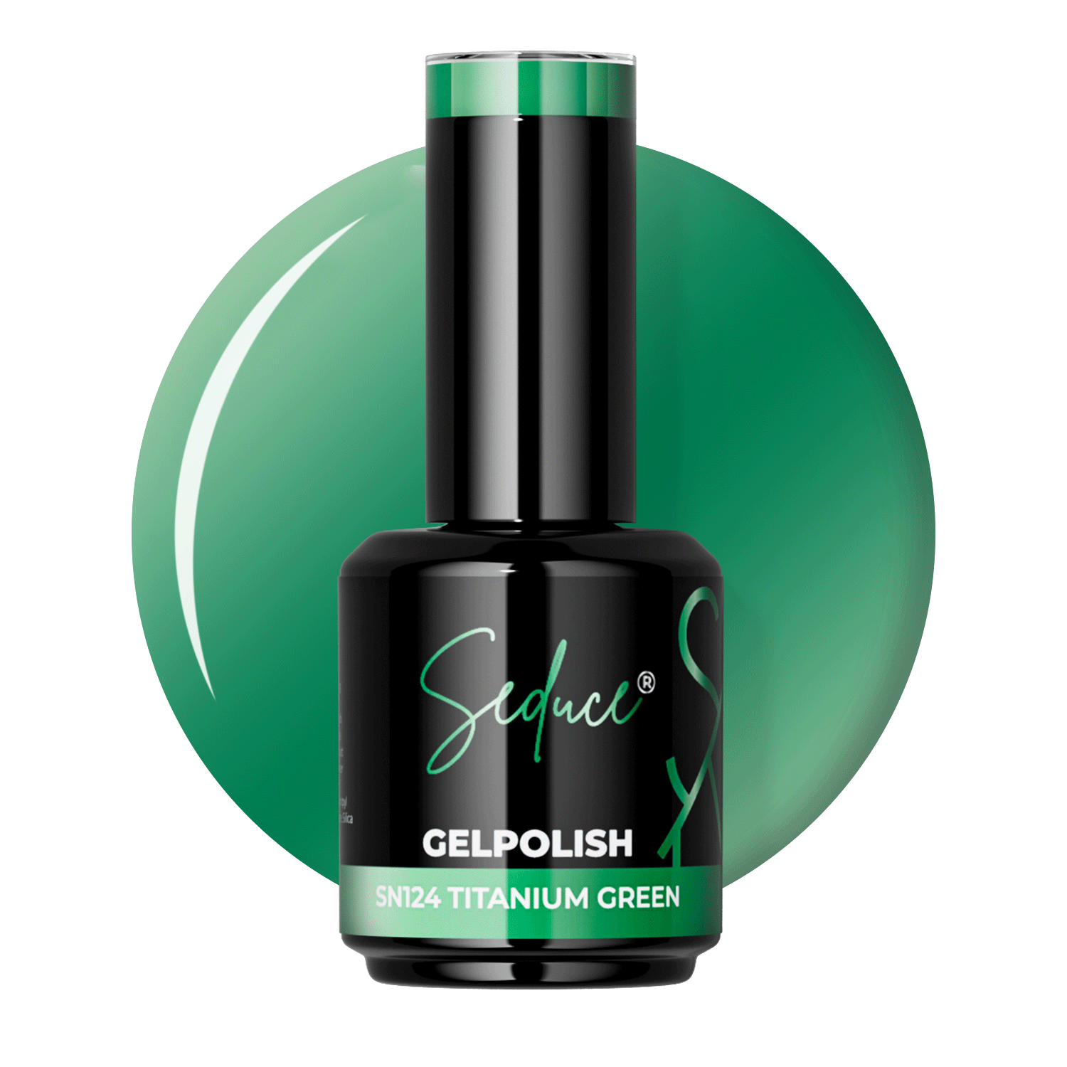 Seduce® gelpolish donkergroene glassgel