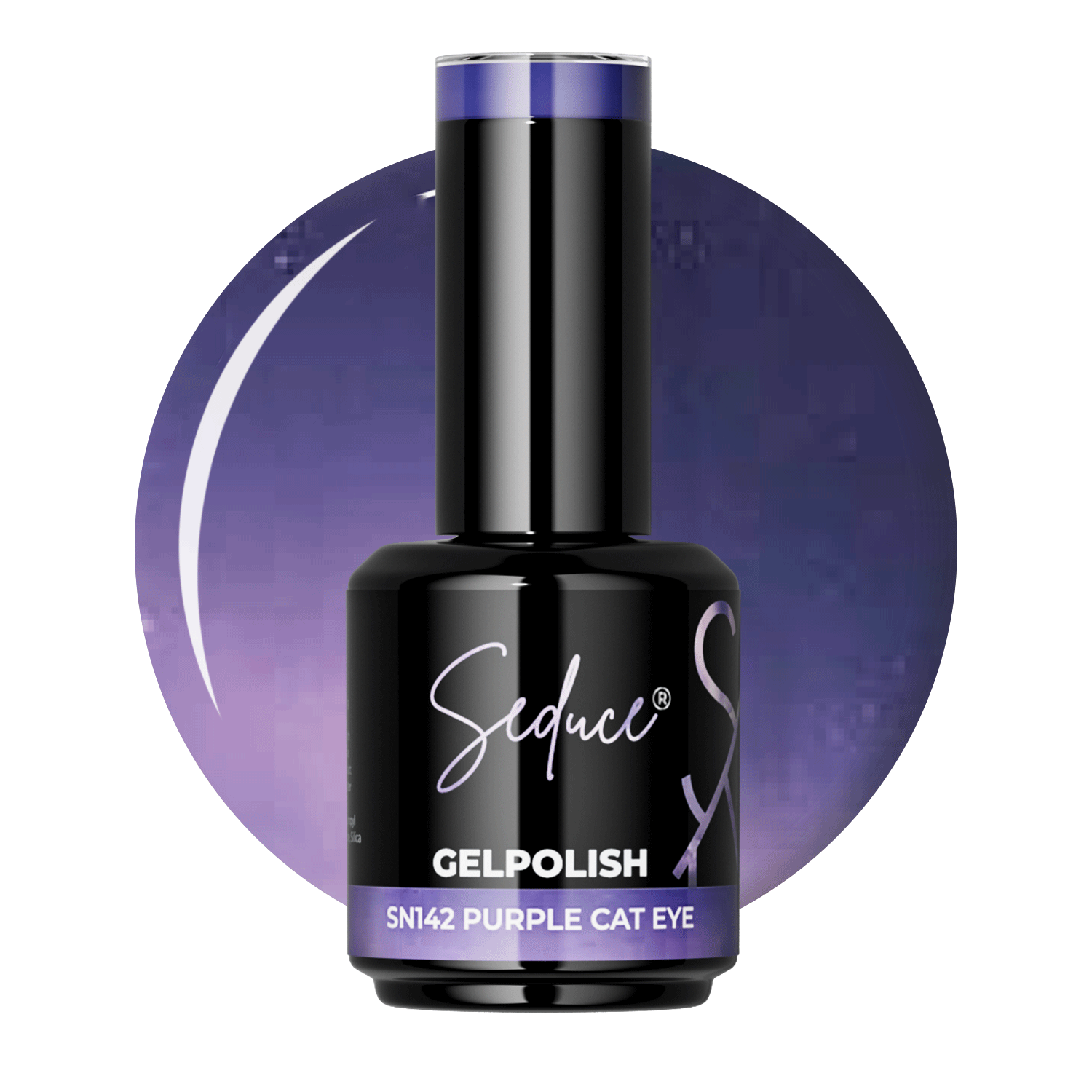 Seduce® gelpolish paarse cat eye