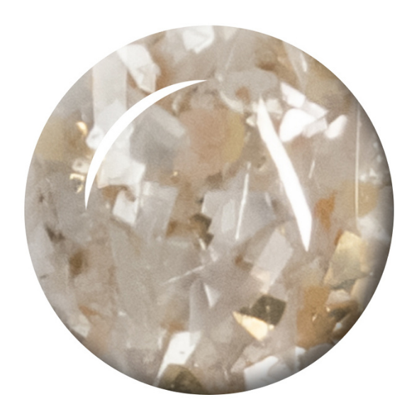 Seduce® Nail Art Glitter Flake Gel in de kleur bruin, brons, beige, wit