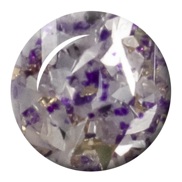 Seduce® Nail Art Glitter Flake Gel in de kleur wit, zwart, gold, paars