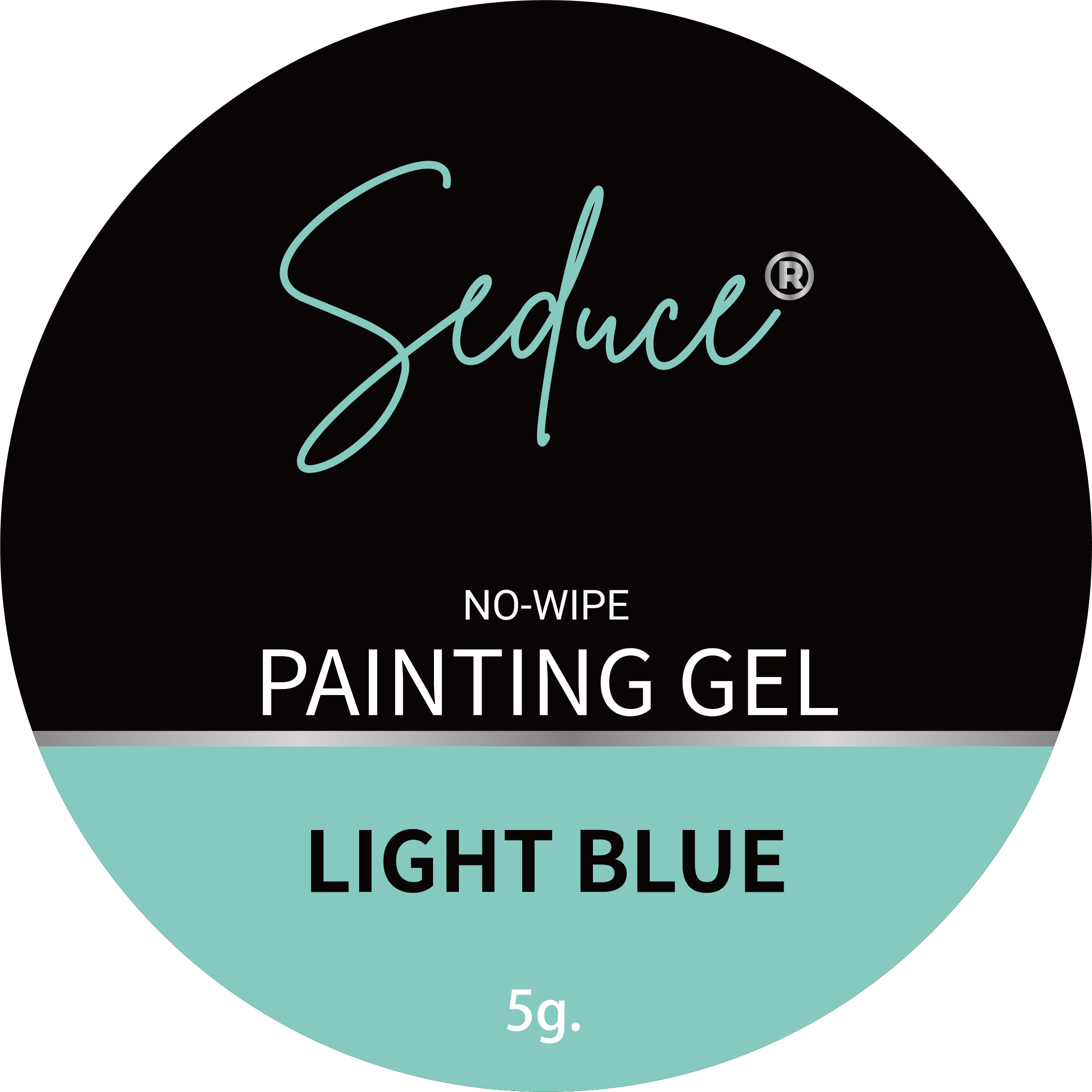 Seduce® No wipe painting gel in de kleur Light blue