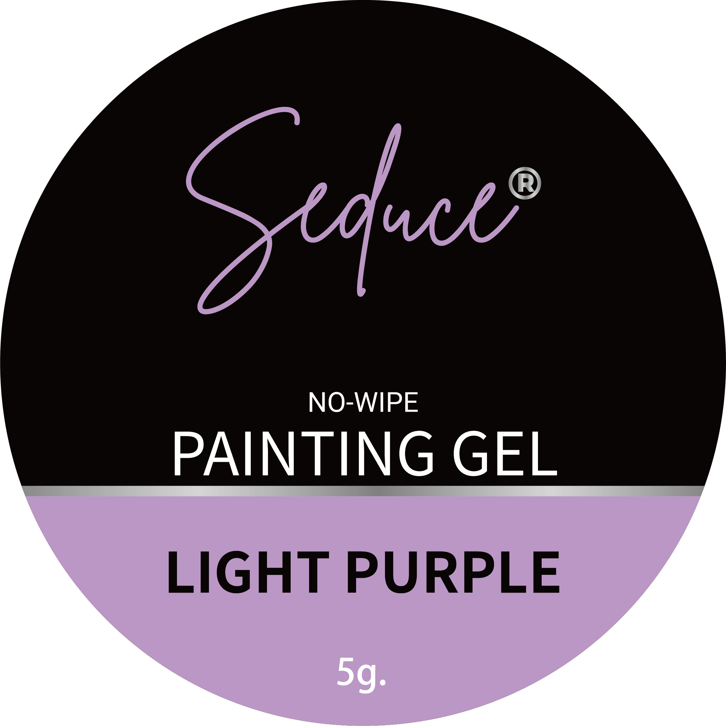 Seduce® No wipe painting gel in de kleur Light purple