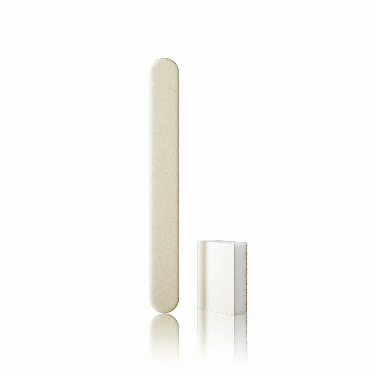 Wonderfile persoonlijke manicureset 2-delig met kartonnen vijl 120/180 grit en foam buffer 180/240 grit voor salon of thuisgebruik